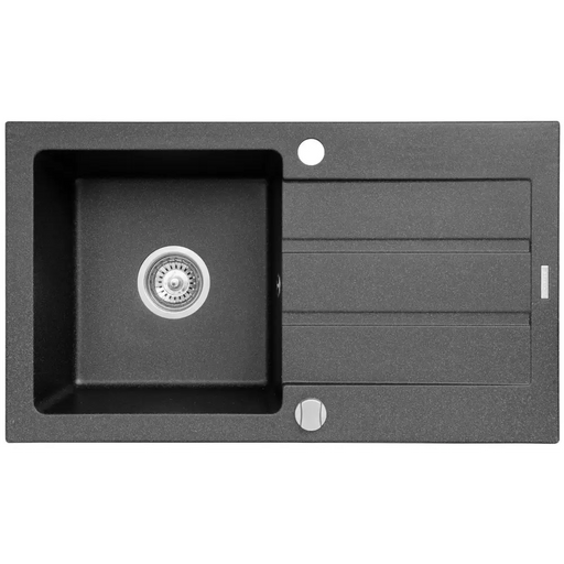 Sink MAIDSINKS Promo 76x44 1B 1D black - SinksAGD-ZLE<<<Home Appliance - ProductsAGD<<<ActionPL
