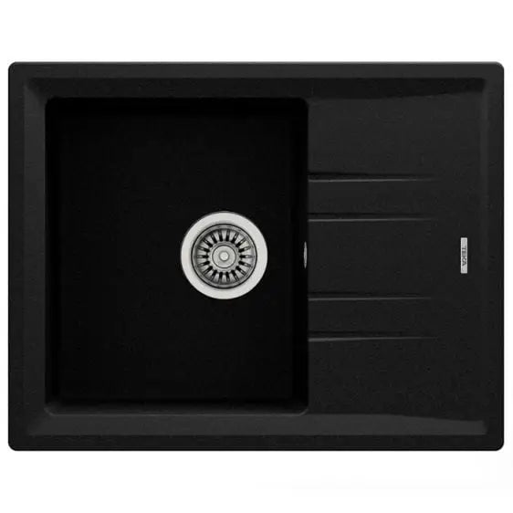 Sink TEKA STONE 45 S-TG BLACK METALLIC - Еднокоритни мивки за вграждане<<<Мивки за вграждане<<<Уреди за