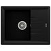 Sink TEKA STONE 45 S-TG BLACK METALLIC - Еднокоритни мивки за вграждане<<<Мивки за вграждане<<<Уреди за