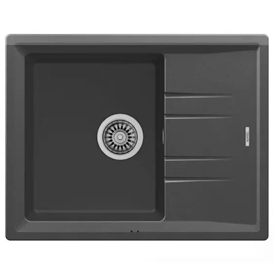 Sink TEKA STONE 45 S-TG DARK GRAY - Еднокоритни мивки за вграждане<<<Мивки за вграждане<<<Уреди за вграждане<<<TechnoMix