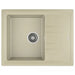 Sink TEKA STONE 45 S-TG IVORY - Еднокоритни мивки за вграждане<<<Мивки за вграждане<<<Уреди за вграждане<<<TechnoMix
