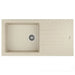 Sink TEKA STONE 60 L-TG beige - Еднокоритни мивки за вграждане<<<Мивки за вграждане<<<Уреди за