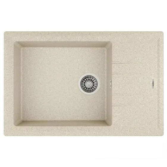 Sink TEKA STONE 60 S-TG BEIGE - Еднокоритни мивки за вграждане<<<Мивки за вграждане<<<Уреди за вграждане<<<TechnoMix
