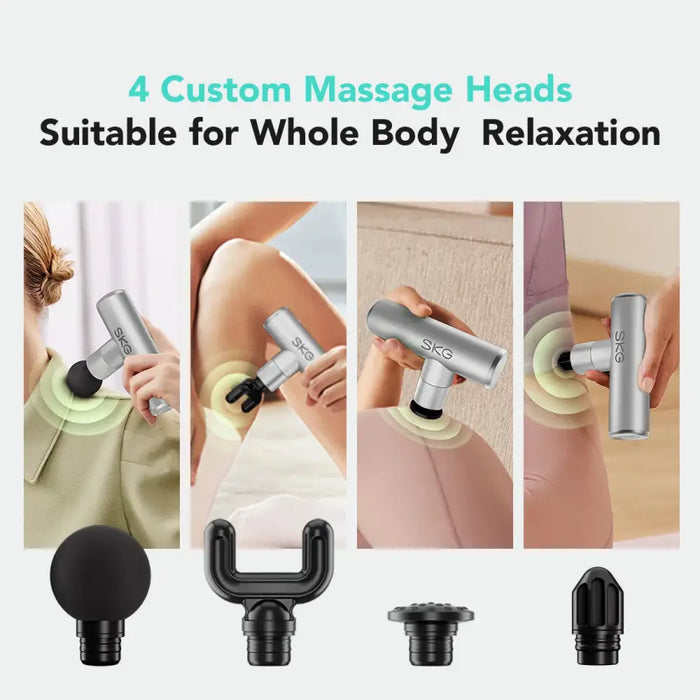 SKG F3 Lite massage gun for the whole body - silver - Sport products<<<HurtelXML