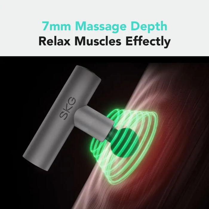 SKG F3 Lite massage gun for the whole body - silver - Sport products<<<HurtelXML
