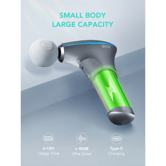 SKG F5-EN massage gun for the whole body - gray - Sport products<<<HurtelXML&&&MassagersFIR-MAS<<<Physiotherapy