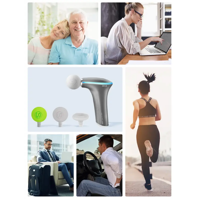 SKG F5-EN massage gun for the whole body - gray - Sport products<<<HurtelXML&&&MassagersFIR-MAS<<<Physiotherapy