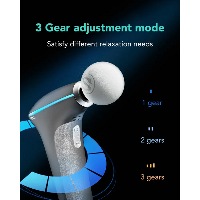 SKG F5-EN massage gun for the whole body - gray - Sport products<<<HurtelXML&&&MassagersFIR-MAS<<<Physiotherapy