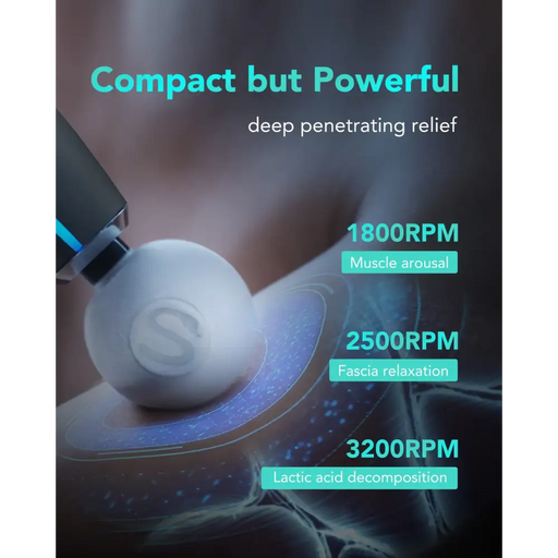 SKG F5-EN massage gun for the whole body - gray - Sport products<<<HurtelXML&&&MassagersFIR-MAS<<<Physiotherapy