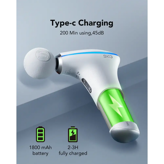 SKG F5-EN massage gun for the whole body - white - Sport products<<<HurtelXML&&&MassagersFIR-MAS<<<Physiotherapy