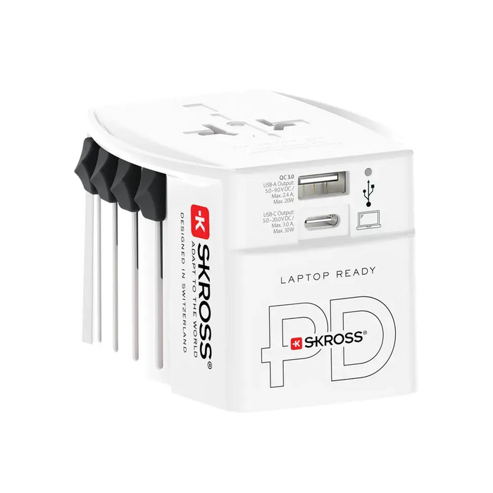 Skross universal adapter 220V, 30W, white