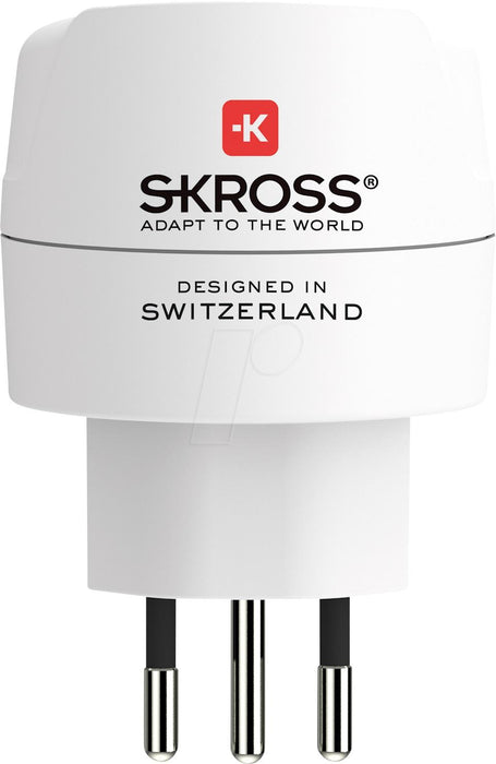 Adapter SKROSS 1500272, EU to Siss+Italy+Brazil