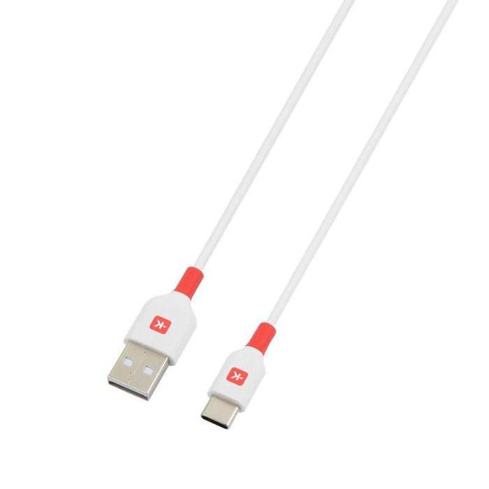 Cable Skross, USB-C - USB-A 2.0 male, 2.0m, White