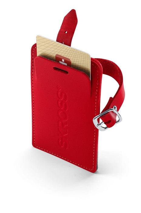 Skross Luggage Tags, Contact Card, Red