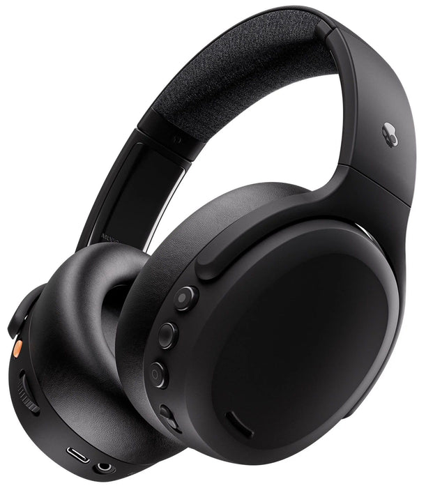 Skullcandy Crusher Bluetooth Wireless Over-ear Headphones with Active Noise Cancellation 2, BT 5.0, Black EU (S6CAW-R740)