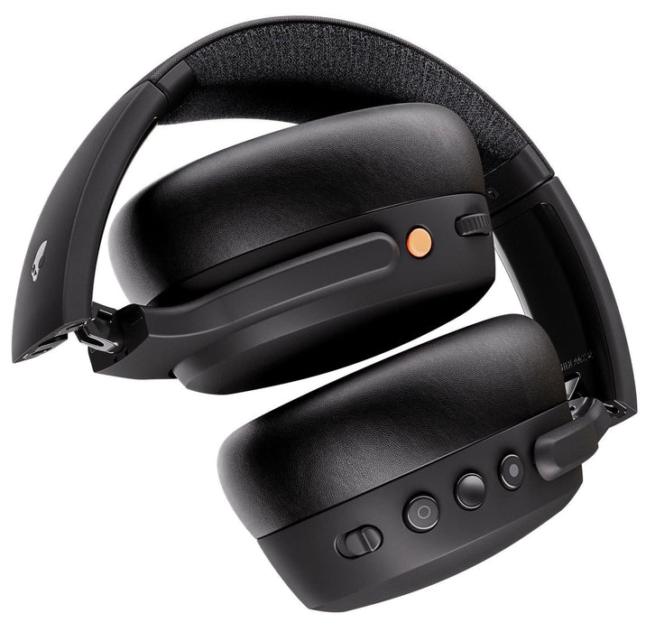 Skullcandy Crusher Bluetooth Wireless Over-ear Headphones with Active Noise Cancellation 2, BT 5.0, Black EU (S6CAW-R740)