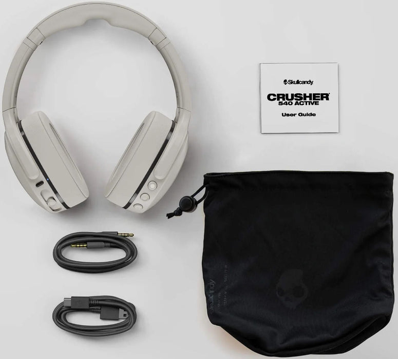 Skullcandy Crusher 540 Active Over-Ear Headphones, Grey Concrete