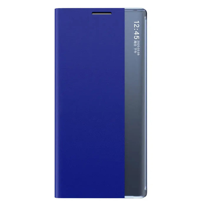 Sleep Case Bookcase Type Case with Smart Window for Samsung Galaxy A22 5G blue - Cell phone cases and covers<<<HurtelXML