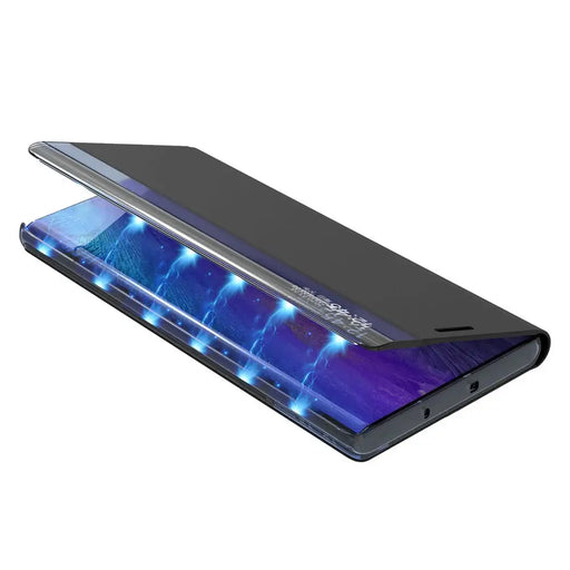 Sleep Case Bookcase Type Case with Smart Window for Samsung Galaxy A22 5G blue - Cell phone cases and covers<<<HurtelXML