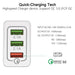 Smart adapter Qualcomm 3.0 Quick Charge with three ports 3A 2.1A - Adapters