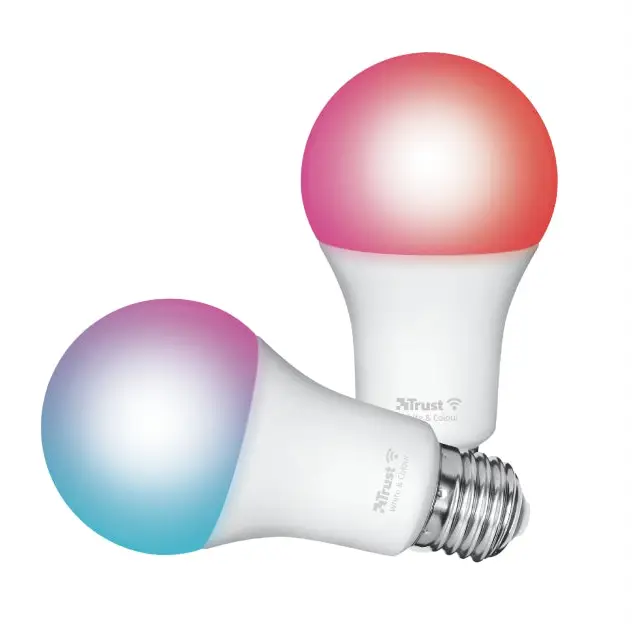 SMART BULB TRUST RGB E27 DUO-PACK 71294 - Smart Home<<<TRUST компютърна периферия и