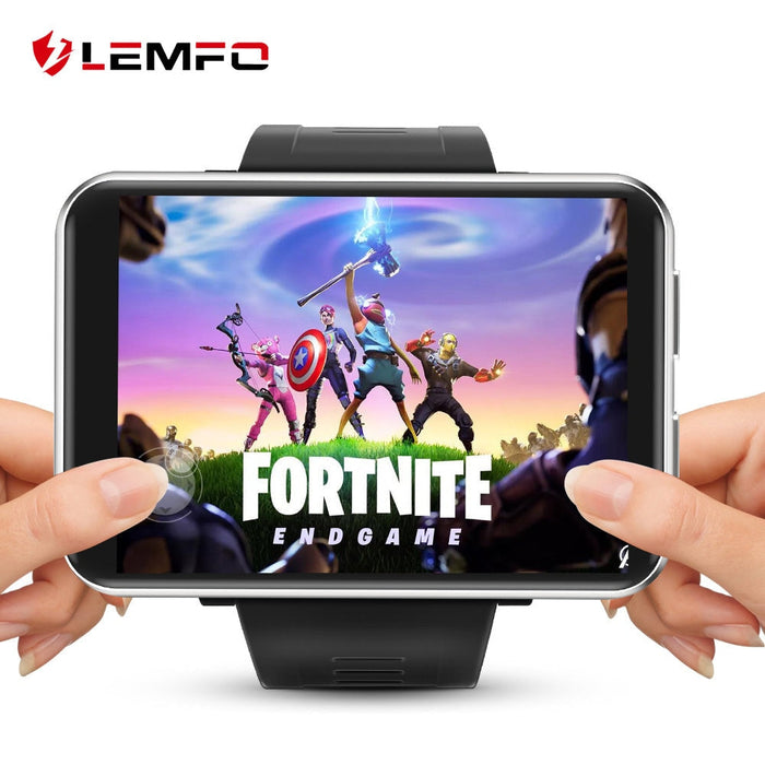 Smart watch  Lemfo Lem T 4G, Android 7.1, 5MP camera, GPS 2.03, 2700Mah, 1GB / 3GB RAM, 16GB / 32GB ROM