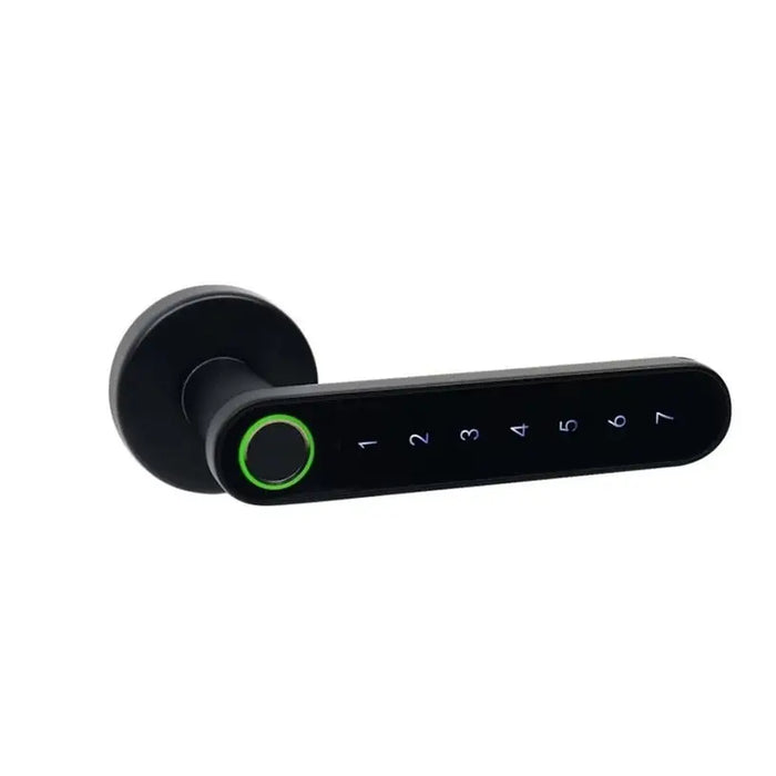 SMART DOOR HANDLE WITH PIN CODE AND FINGERPRINT INTESA H03 - Обков за врати<<<Обков<<<Мебели и