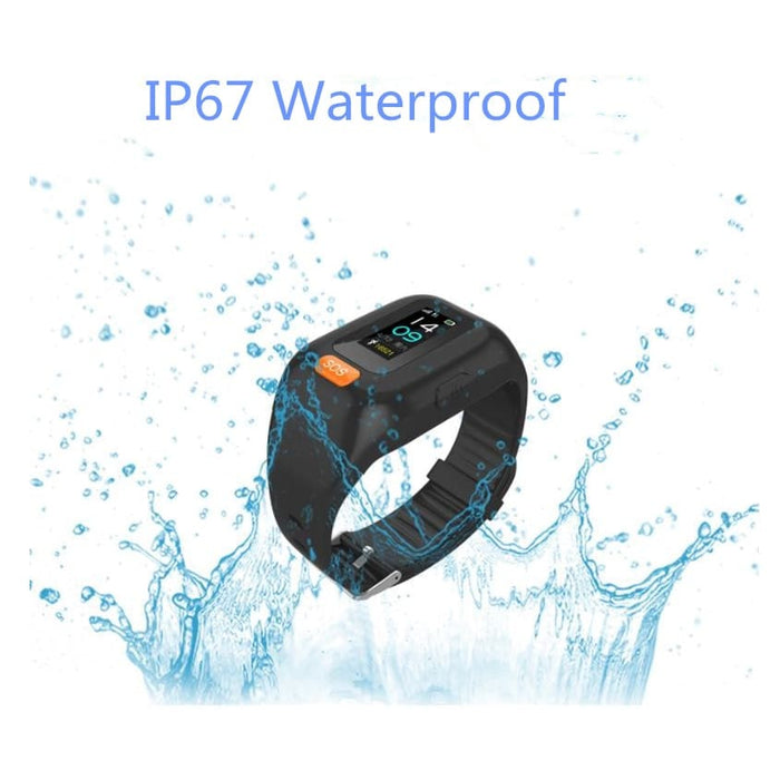 Waterproof smart bracelet Vektros VS28, SOS button, GPS, Heart Rate