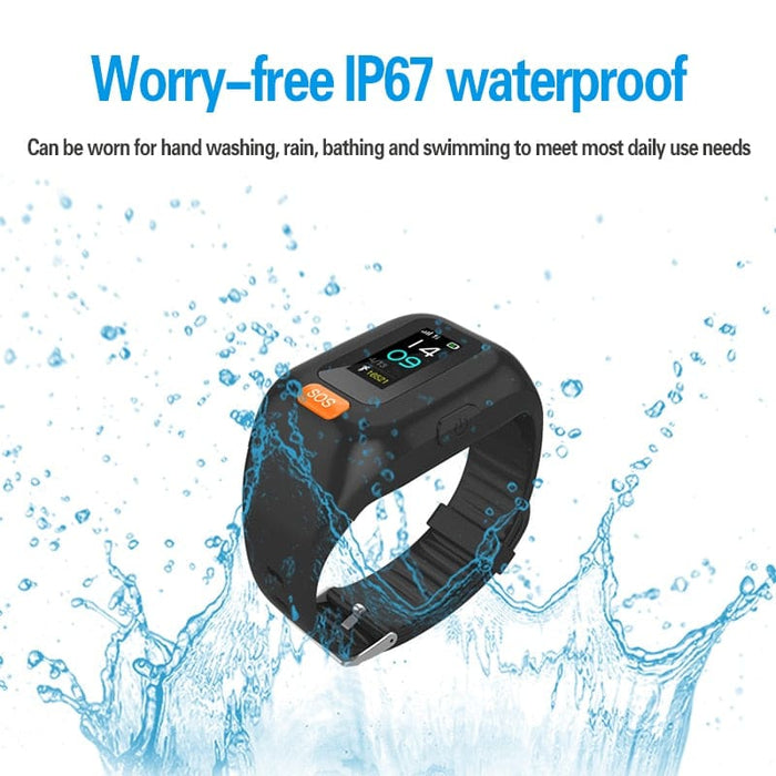 Waterproof smart bracelet Vektros VS28, SOS button, GPS, Heart Rate