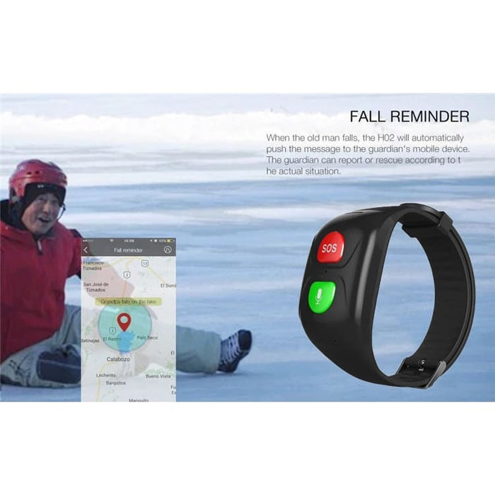 Smart bracelet remote monitoring of health indicators adults and children Vektros VS18, GPS tracking, SIM card, SOS button and call, pulse, blood pressure, alarm falling