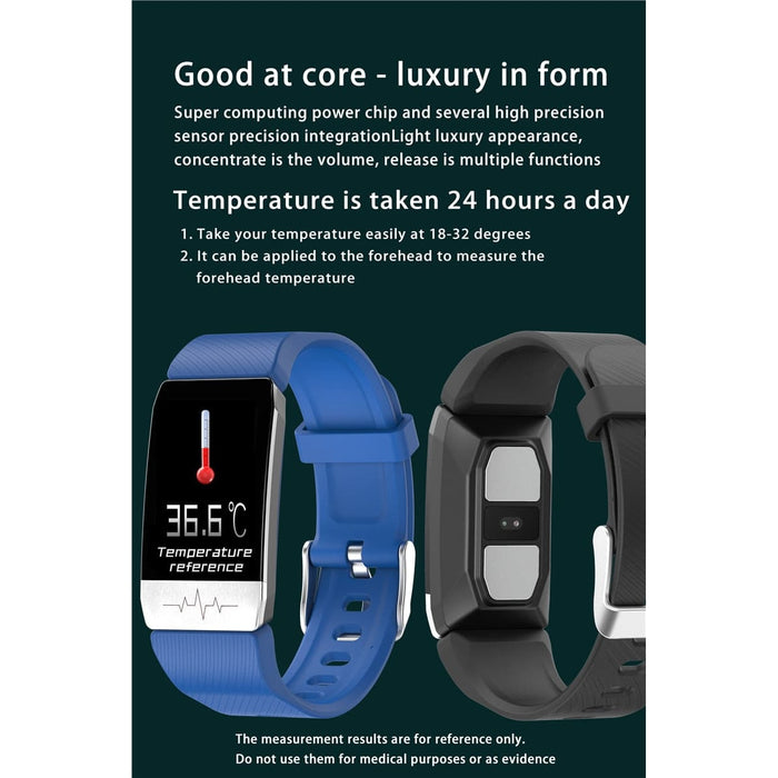 Smart bracelet Vektros VT03, measurement of temperature, ECG. blood oxygen