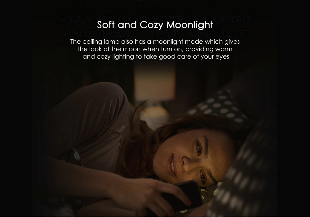 Smart LED ceiling Xiaomi Yeelight YLXD01YL - WiFi Bluetooth App Alexa Google Home - Smart Home