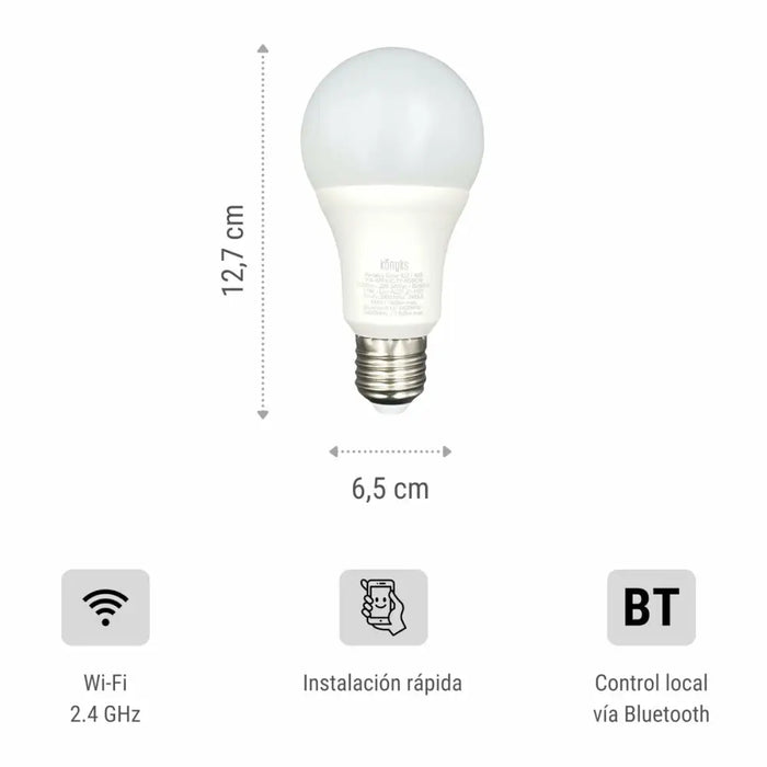 Smart Light bulb Konyks e27 White F (2700 K) (6500 K) - Декорация и Осветление<<<Дом Градина<<<BigBuy&&&LED