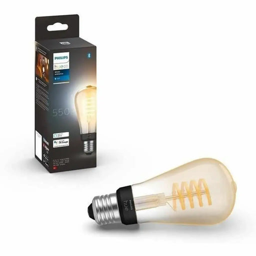Smart Light bulb Philips Bombilla inteligente ST64 - E27 7 W 40 W 60 W E27 LED - Сигурност Удома<<<Дом