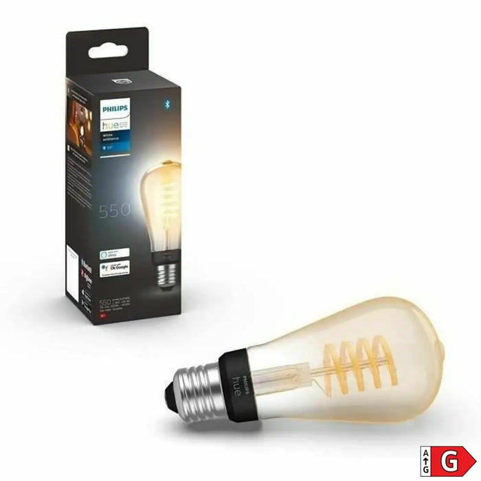 Smart Light bulb Philips Bombilla inteligente ST64 - E27 7 W 40 W 60 W E27 LED - Сигурност Удома<<<Дом
