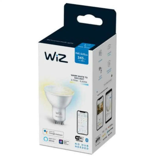 Smart Light bulb Wiz 50 W GU10 Wi-Fi LED 2700 K 6500 K 400 lm - Сигурност Удома<<<Дом Градина<<<BigBuy&&&Смарт