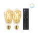 Smart Light bulb Wiz ST64 E27 50 W Multicolour Golden 7 W 640 lm (2 Units) - Декорация и Осветление<<<Дом