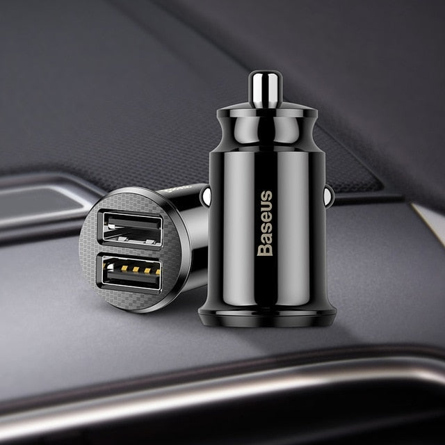 Smart mini USB car charger Baseus 3.1A Fast Charge