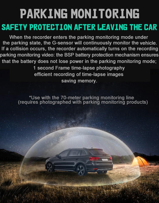 Smart recorders Xiaomi 70mai Pro WiFi GPS module voice commands and real-time monitoring - DVR Camcorders