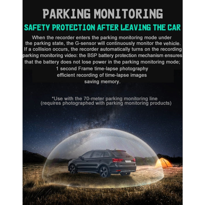 Smart recorders Xiaomi 70mai Pro WiFi GPS module voice commands and real-time monitoring - DVR Camcorders