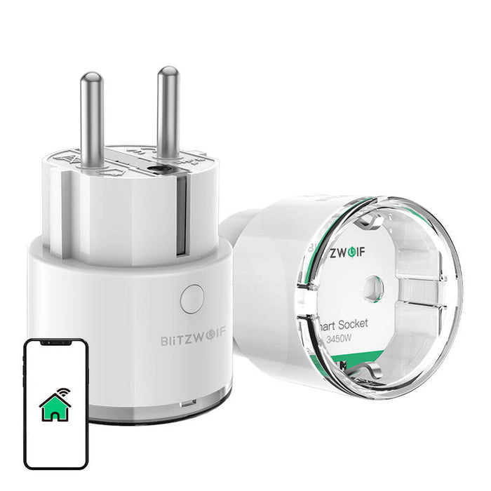Smart Socket BlitzWolf BW-SHP6 Pro WIFI (EU) 3450W - Power plugs<<<Smart Plug<<<Actuators<<<Smart Home<<<InnproXML