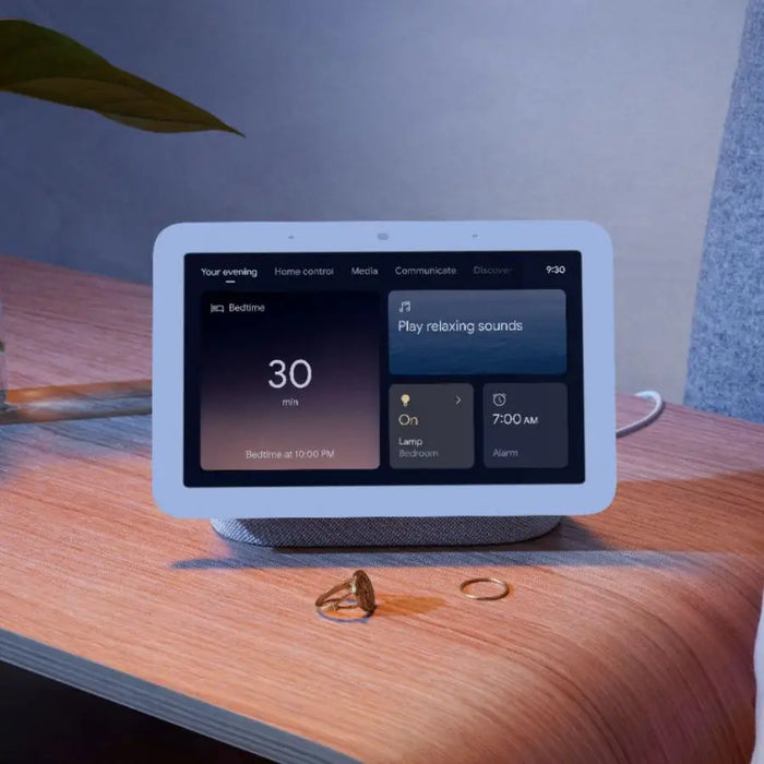 Smart speaker Google Nest Hub 2nd gen Touch screen Voice assistant Dark gray - Преносими тонколони<<<Електроника и