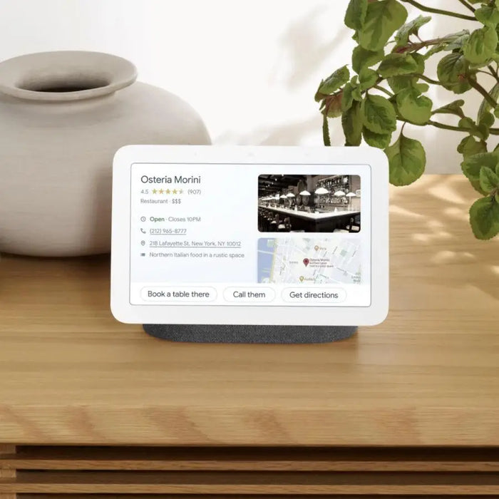 Smart speaker Google Nest Hub 2nd gen Touch screen Voice assistant Dark gray - Преносими тонколони<<<Електроника и