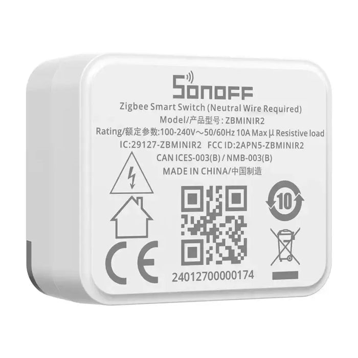 Smart switch mini ZigBee SONOFF ZBMINIR2 - Smart controllers<<<Control devices<<<Smart Home<<<InnproXML