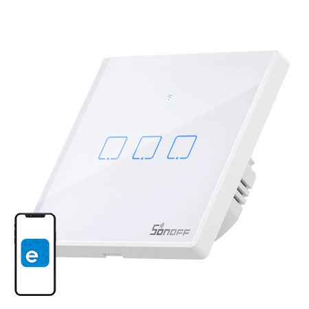 Smart Switch WiFi + RF 433 Sonoff T2 EU TX (3-channel) updated - Switches<<<Control devices<<<Smart Home<<<InnproXML