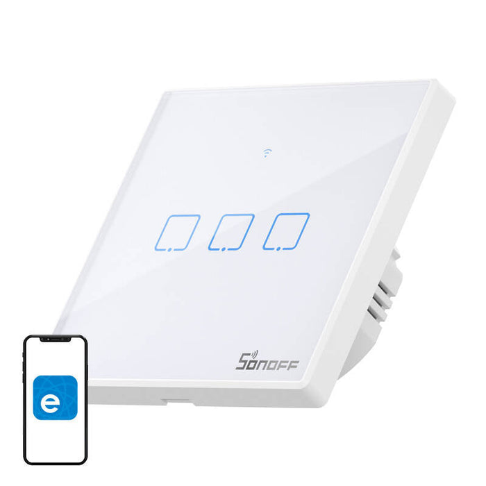 Smart Switch WiFi + RF 433 Sonoff T2 EU TX (3-channel) updated - Switches<<<Control devices<<<Smart Home<<<InnproXML