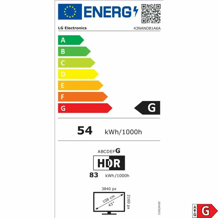 Smart TV LG 43NANO81A6A.AEU 4K Ultra HD 43’’ - Електроника Телевизори<<<Компютри| Електроника<<<BigBuy&&&Телевизори и