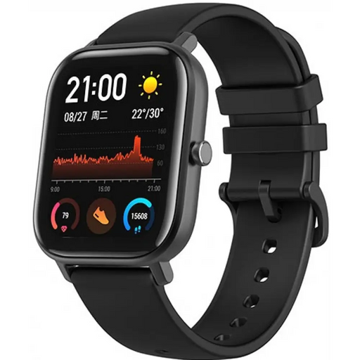 Smart watch AMAZFIT GTS Black - Смарт часовници<<<Смарт устройства<<<TechMart