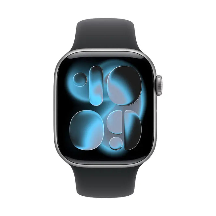 Smart Watch Apple Watch 11 42mm Space Grey/Black Band S/M meqw4 - Смарт часовници<<<Телефони и