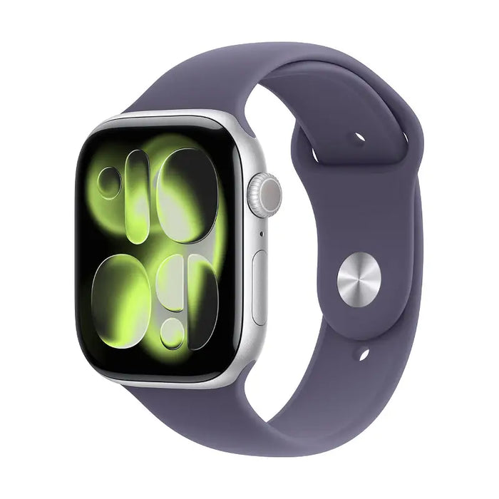Smart watch Apple Watch 11 46mm Silver/Purple Band M/L meva4 - Смарт часовници<<<Телефони и Таблети<<<ZoraSite&&&Смарт